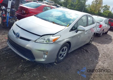 2012 Toyota Prius Two from USA, damaged, VIN JTDKN3DUXC5501655